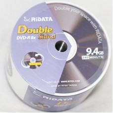 Ridata DVD -R 9,4 Gb 8* bulk (50)(600) double sided