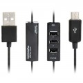 Siyoteam HUB USB SY-C10 (3 ports +Micro USB) USB 2.0 blister