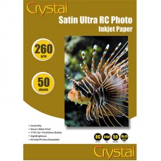 Crystal Ultra RC Photo 260 g, сатин, A4 одностороння, пластикове покриття * 20 л. (50)