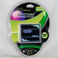 Kартридер Siyoteam SY-682 (SD,MMC, microSD, M2, MSDuo) blister USB 2.0