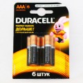 бат. Duracell Basic LR03 *6 (60)