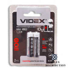 ак. Videx HR03 *2 Ni-MH 1100 mAh (20)(200)