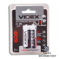 ак. Videx HR06 *2 Ni-MH 600 mAh (20)(200)