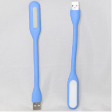 Лампа USB для ноутбука Flexible (6 LED, гнучка ніжка) blue