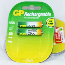 ак. GP HR03*2 Ni-MH 600 mAh (20)(200)