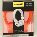 Наушники Tymed TM-001 (Bluetooth, FM+MP3 player)(картонная коробка) orange