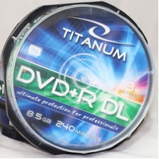 Titanium DVD+R Double Layer, 8,5 Gb, 8* box (10)(600) Titanium DVD+R Double Layer, 8,5 Gb, 8* box (10)(600)