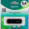 Apacer USB Flash AH333 64 Gb USB 2.0 Black