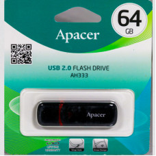 Apacer USB Flash AH333 64 Gb USB 2.0 Black