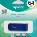 Apacer USB Flash AH334 64 Gb USB 2.0 Blue