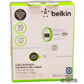 АЗУ Belkin F8J078 (2,1 A, кабель iPhone 5)(коробка) white