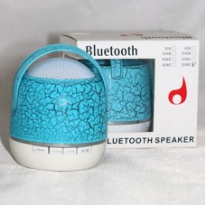 Портативные колонки S-36 (3W, FM, microSD, USB, bluetooth,мрамор) blue