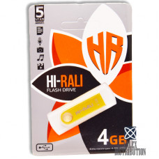 Hi-Rali Shuttle 4 Gb USB 2.0 metal Gold