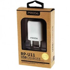 СЗУ Remax Proda RP-U11 (1A, USB)(коробка) white