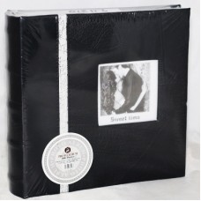 10*15/200 PC46200RCLK (шкіра,тиснення,біла полоска,рамка) Black, L046