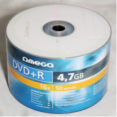 Omega DVD+R, 4,7 Gb, 16* bulk (50)(600)