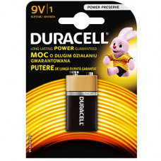 бат. Duracell Basic 6LR61/6LF22 alkaline "крона" (1)(10)