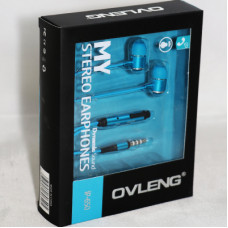 Наушники +микрофон Oveling IP-650 (гарнитура, картонная коробка) blue