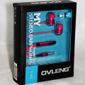 Наушники +микрофон Oveling IP-650 (гарнитура, картонная коробка) pink