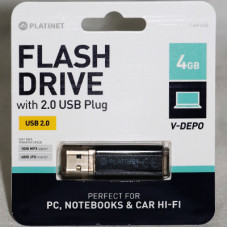 Platinet Pendrive V-Depo USB Flash 4 Gb USB2.0 Black