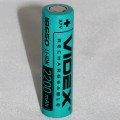 ак. Videx 18650 Li-Ion (2200 mAh, 3.7V, з клемним виступом)(50)(600)