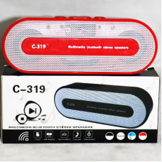 Портативные колонки C-319 (3W, microSD, USB, bluetooth) red