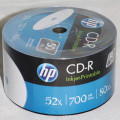 HP CD-R 80 min 700 mb *52 bulk (50)(600) printable