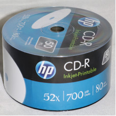 HP CD-R 80 min 700 mb *52 bulk (50)(600) printable