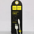 Кабель Hoco X1 Rapid Lightning to USB 2.0 AF, 1m, (коробка) white