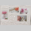 рамка 10*15 пластик Колаж (4 рамки)(Троянда)(біла)(36) 45*29 см рамка 10*15 пластик Колаж (4 рамки)(Троянда)(біла)(36) 45*29 см