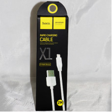 Кабель Hoco X1 Rapid Lightning to USB 2.0 AF, 2m, (коробка) white