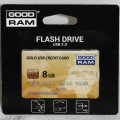 Goodram Gold Credit Card USB flash 8 Gb USB 2.0