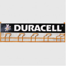 Стенд Duracell настенный (5 крючков, 1 ряд, горизонтальный)