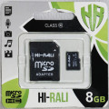 Hi-Rali micro SD HC UHS-1 card 8 GB blister