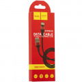 Кабель Hoco X26 Xpress Charging Type-C to USB 2.0 AF, 1m, (тканинне обплетення)(коробка) black-red Кабель Hoco X26 Xpress Charging Type-C to USB 2.0 AF, 1m, (тканинне обплетення)(коробка) black-red