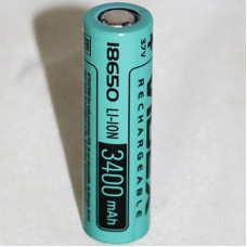 ак. Videx 18650 Li-Ion (3400 mAh, 3.7V, з клемним виступом)(50)(600)