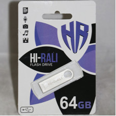 Hi-Rali Shuttle 64 Gb USB 2.0 metal Silver