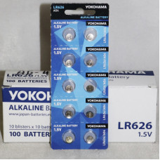 бат. Yokohama AG4 (LR626)(10)(100) blister