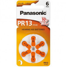 бат. Panasonic ZA13 (BL PR48) *6 (для слухових апаратів)(60)600)