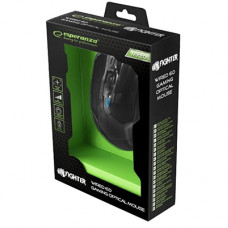 Миша Esperanza Gaming MX205 Fighter , Optical USB, (6 кнопок), 1,5 м, blister,black- green