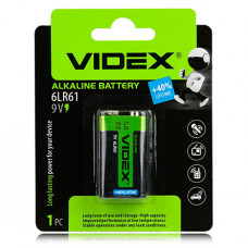 бат. Videx 6LR61/6LF22 alkaline "крона" (12)(96) blister