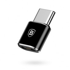 Перехідник Baseus Exquisite Type-C (тато) to MicroUSB (мама) blister, black