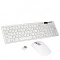 Клавиатура+мыша K06 Wireless (101кл., до 10м, безпроводной комплект, мышь) USB (30), white