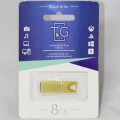 T&G 117 8 Gb USB 2.0 Metal Gold