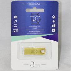 T&G 117 8 Gb USB 2.0 Metal Gold