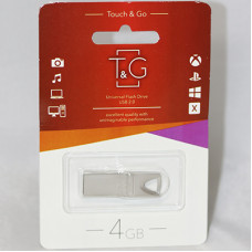 T&G 117 4 Gb USB 2.0 Metal Silver