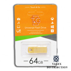 T&G 117 64 Gb USB 2.0 Metal Gold