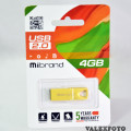 Mibrand Taipan USB Flash 4 Gb USB 2.0 Metal Gold