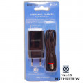 МЗП Borofone BA20A (2,1 A, 1*USB, кабель Lightning) black, blister