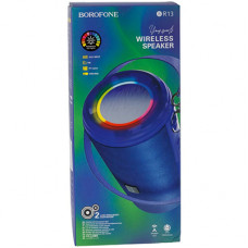 Портативные колонки Borofone BR13 (10W,1200mAh, FM, microSD, USB, bluetooth, aux, TF), blue